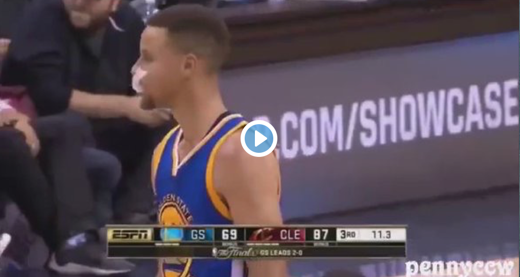 Here's a compilation of LeBron's blocks on Steph Curry in The Finals
